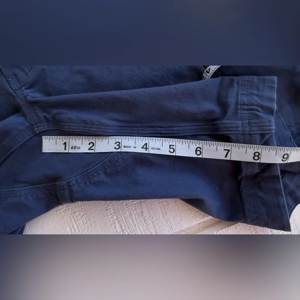 Duluth Trading Co. Flex Fire Hose Cargo Shorts Blue/Gray‎ Size 40 Relaxed Fit